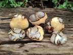 Polished Septerye Hearts x 12 From Mahajanga, Madagascar - Toprock Gemstones and Minerals 
