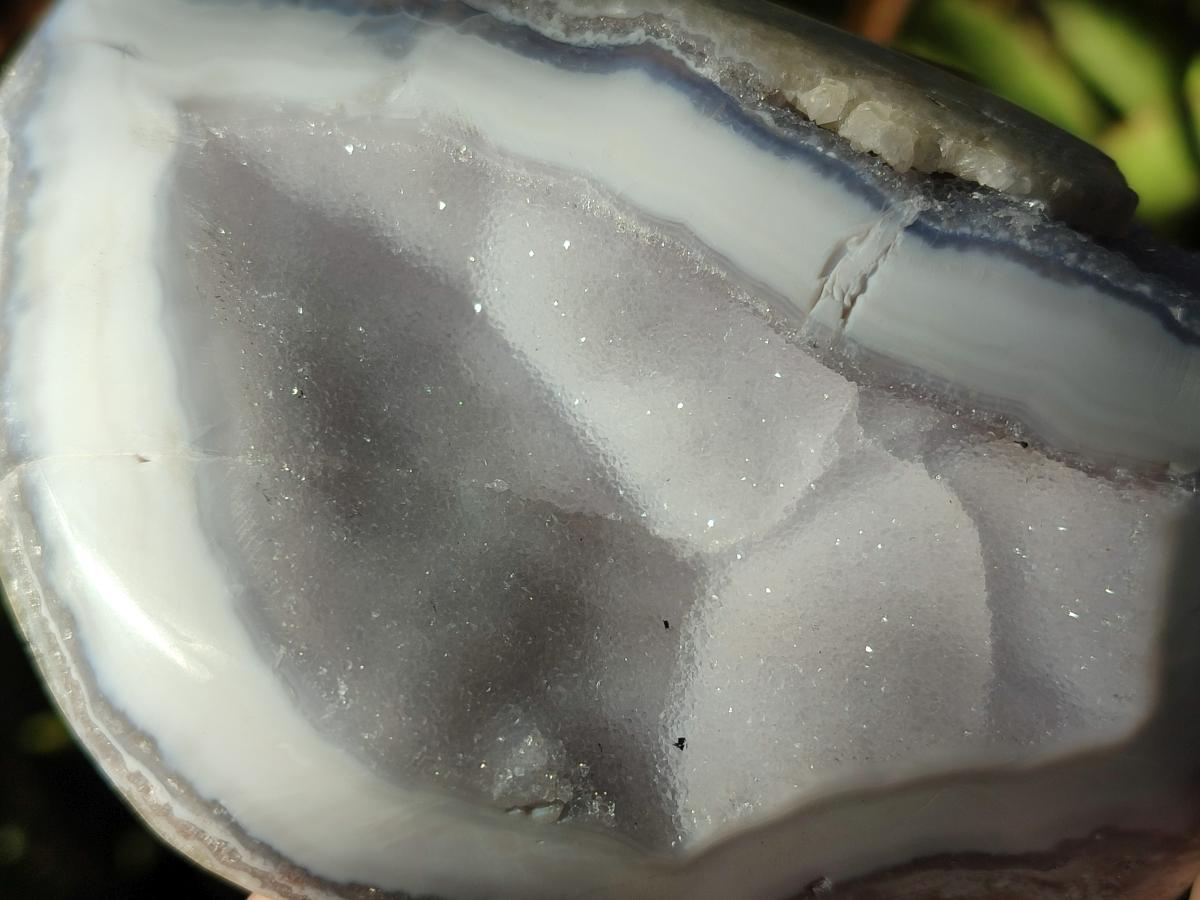 Polished Blue Lace Agate Standing Free Forms and Free Forms  x 4 From Nsanje, Malawi - Toprock Gemstones and Minerals 