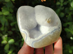 Polished Blue Lace Agate Standing Free Forms and Free Forms  x 4 From Nsanje, Malawi - Toprock Gemstones and Minerals 