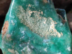 Polished On One Side Mtorolite Chrysoprase Plates x 2 From Mutorashanga, Zimbabwe - Toprock Gemstones and Minerals 
