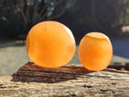 Polished Orange Twist Calcite Galets x 25 From Maevantanana, Madagascar - Toprock Gemstones and Minerals 