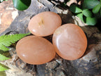 Polished Orange Twist Calcite Galets x 25 From Maevantanana, Madagascar - Toprock Gemstones and Minerals 