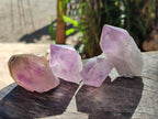 Natural Jacaranda Amethyst Single Crystals x 24 From Mumbwa, Zambia - Toprock Gemstones and Minerals 