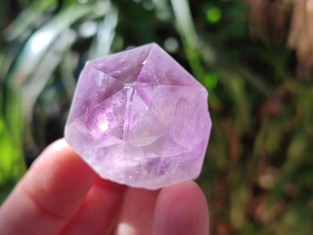Natural Jacaranda Amethyst Single Crystals x 24 From Mumbwa, Zambia - Toprock Gemstones and Minerals 