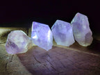Natural Jacaranda Amethyst Single Crystals x 24 From Mumbwa, Zambia - Toprock Gemstones and Minerals 
