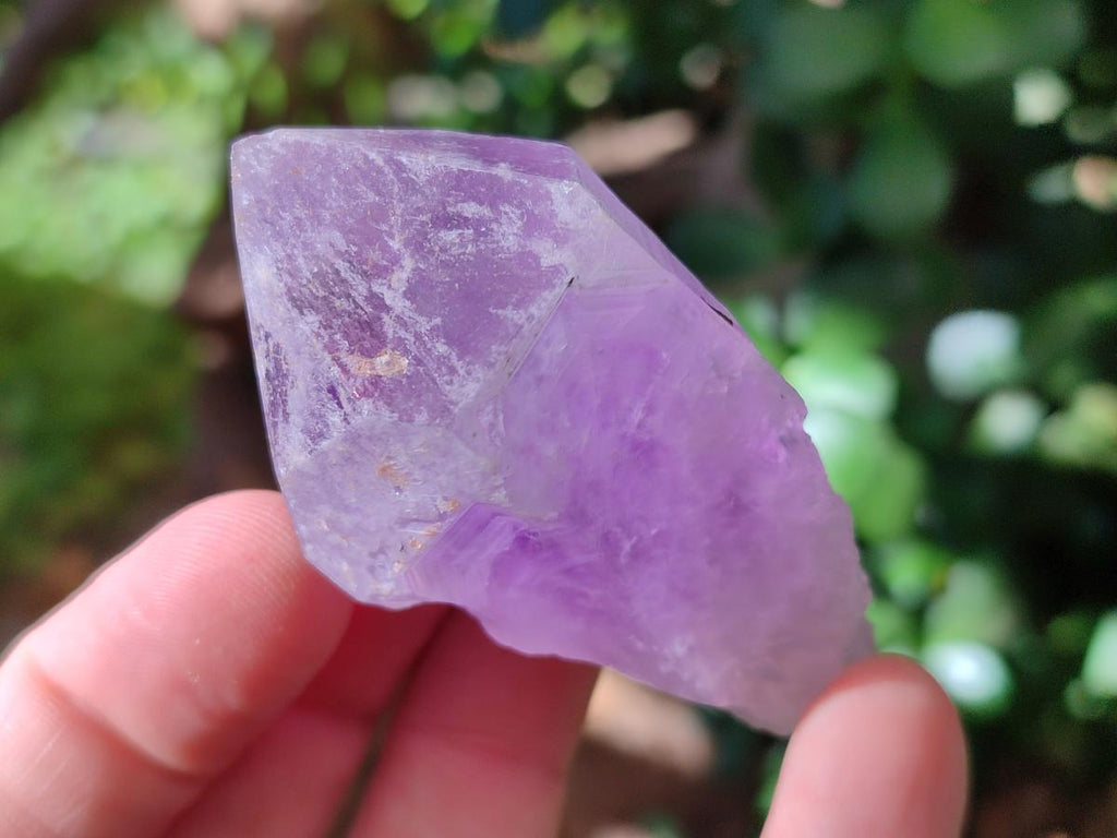 Natural Jacaranda Amethyst Single Crystals x 24 From Mumbwa, Zambia - Toprock Gemstones and Minerals 