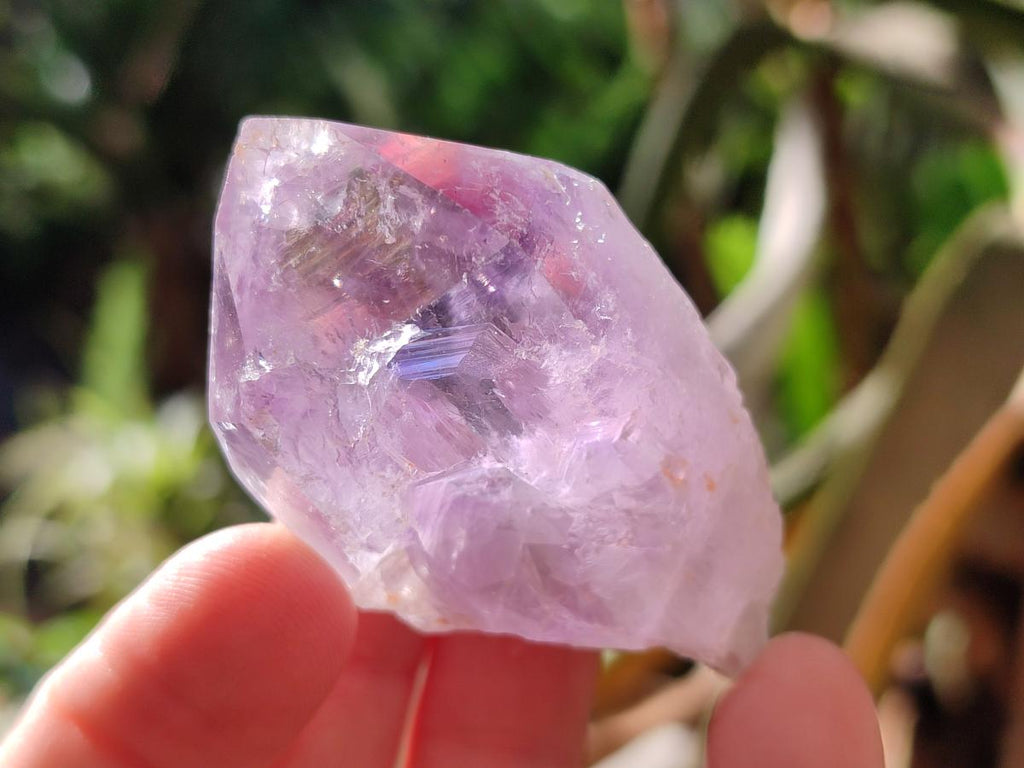 Natural Jacaranda Amethyst Single Crystals x 24 From Mumbwa, Zambia - Toprock Gemstones and Minerals 