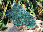 Natural Crystalline Malachite Specimens x 2 From Tenke Fungurume, Congo - Toprock Gemstones and Minerals 