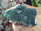 Natural Crystalline Malachite Specimens x 2 From Tenke Fungurume, Congo - Toprock Gemstones and Minerals 