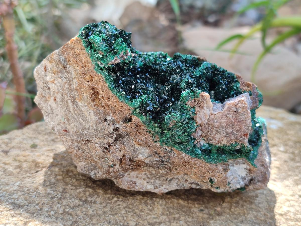 Natural Crystalline Malachite Specimens x 2 From Tenke Fungurume, Congo - Toprock Gemstones and Minerals 