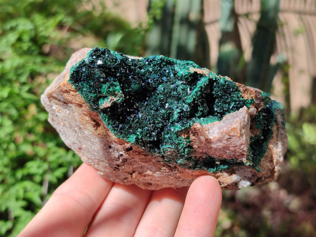 Natural Crystalline Malachite Specimens x 2 From Tenke Fungurume, Congo - Toprock Gemstones and Minerals 