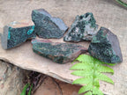 Natural Libethenite Crystals on Dolomite Matrix Specimens x 5 From Shituru, Congo - Toprock Gemstones and Minerals 