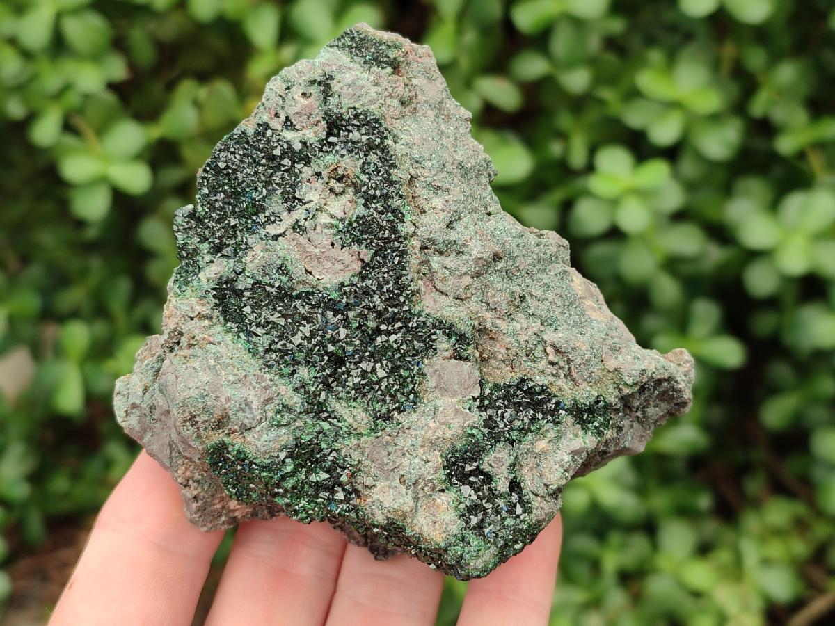 Natural Libethenite Crystals on Dolomite Matrix Specimens x 5 From Shituru, Congo - Toprock Gemstones and Minerals 