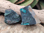 Natural Libethenite Crystals on Dolomite Matrix Specimens x 5 From Shituru, Congo - Toprock Gemstones and Minerals 