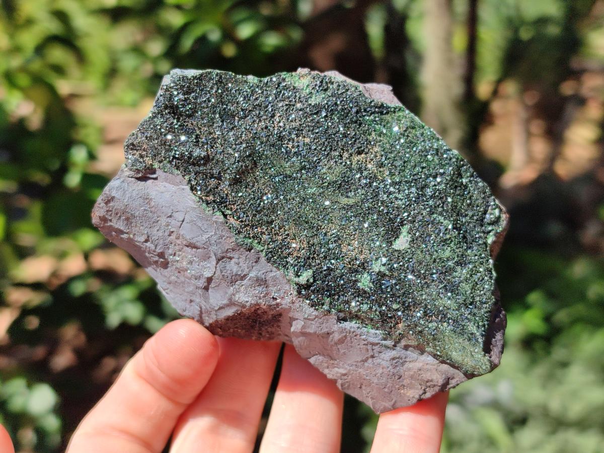 Natural Libethenite Crystals on Dolomite Matrix Specimens x 5 From Shituru, Congo - Toprock Gemstones and Minerals 