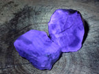 Polished On One Side Watermelon Fluorite Specimens x 6 From Uis, Namibia - Toprock Gemstones and Minerals 
