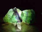 Polished On One Side Watermelon Fluorite Specimens x 6 From Uis, Namibia - Toprock Gemstones and Minerals 