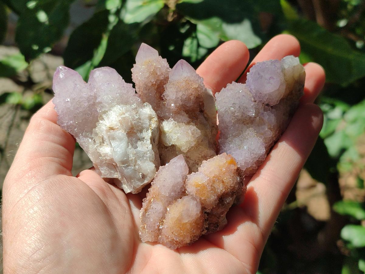 Natural Amethyst Spirit Crystals and Clusters x 20 From Boekenhouthoek, South Africa - Toprock Gemstones and Minerals 