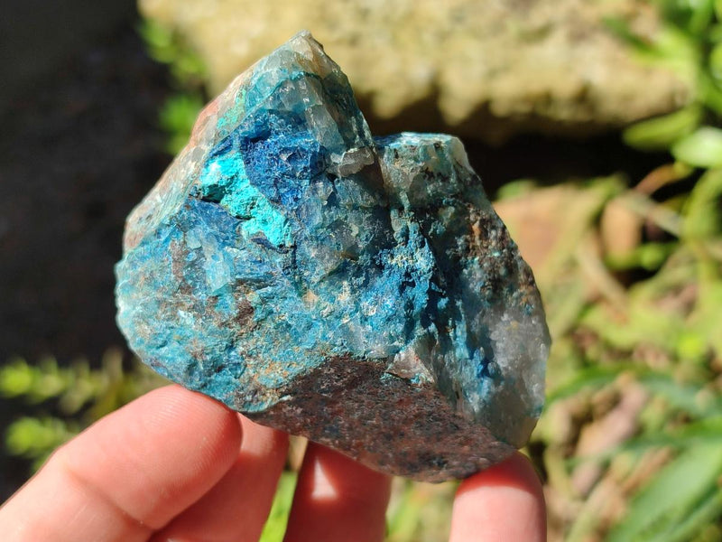 Natural Cobbed Shattuckite Specimens x 13 From Kaokoveld, Namibia - Toprock Gemstones and Minerals 