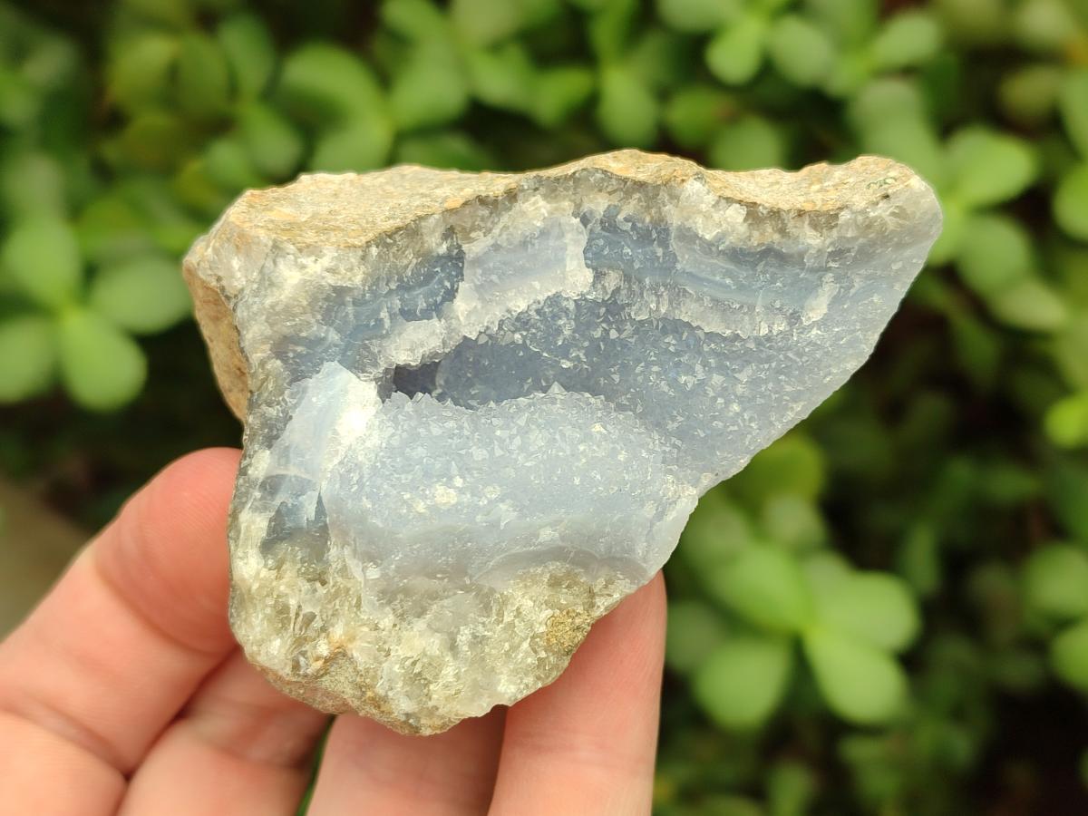 Natural Blue Lace Agate Geode Specimens x 12 From Nsanje, Malawi - Toprock Gemstones and Minerals 