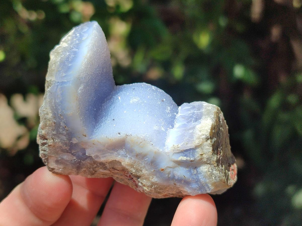 Natural Blue Lace Agate Geode Specimens x 12 From Nsanje, Malawi - Toprock Gemstones and Minerals 