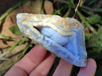 Natural Blue Lace Agate Geode Specimens x 12 From Nsanje, Malawi - Toprock Gemstones and Minerals 