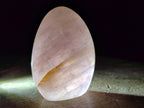 Polished Gemmy Rose Quartz Standing Free Forms x 6 From Madagascar - Toprock Gemstones and Minerals 