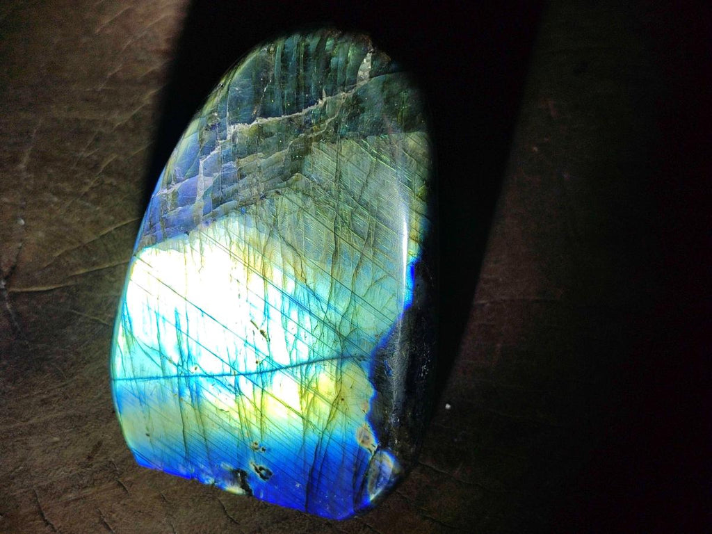 Polished Labradorite Standing Free Forms x 2 From Madagascar - Toprock Gemstones and Minerals 