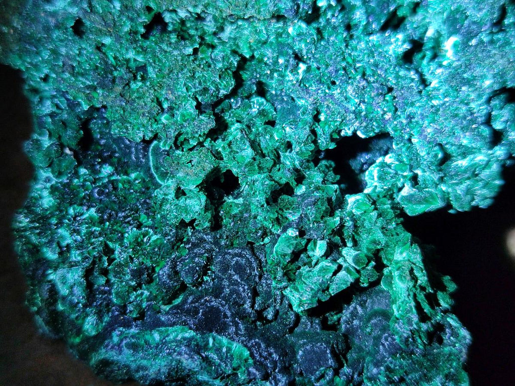 Natural Silky Malachite Specimens x 2 From Kasompe, Congo - Toprock Gemstones and Minerals 