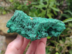 Natural Silky Malachite Specimens x 2 From Kasompe, Congo - Toprock Gemstones and Minerals 