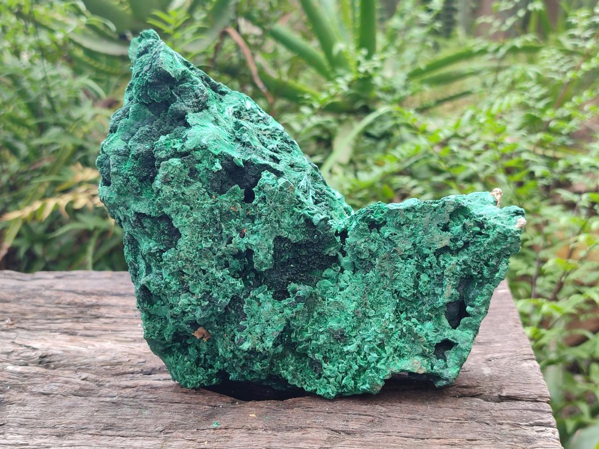 Natural Silky Malachite Specimens x 2 From Kasompe, Congo - Toprock Gemstones and Minerals 