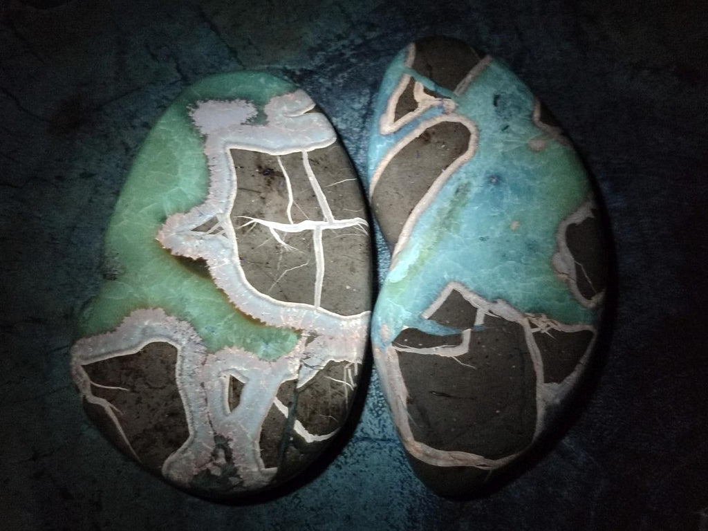 Polished Septerye Slices x 6 From Mahajanga, Madagascar - Toprock Gemstones and Minerals 