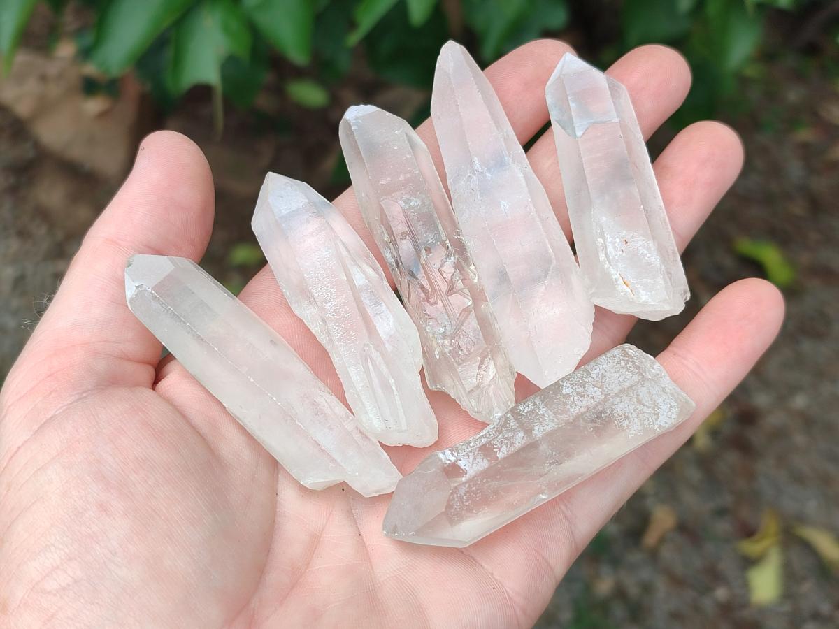 Natural Clear Quartz Crystals x 35 From Madagascar - Toprock Gemstones and Minerals 