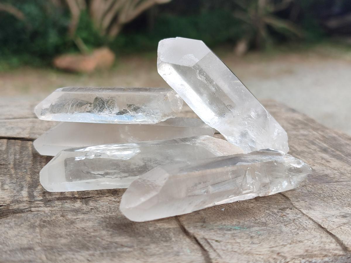 Natural Clear Quartz Crystals x 35 From Madagascar - Toprock Gemstones and Minerals 