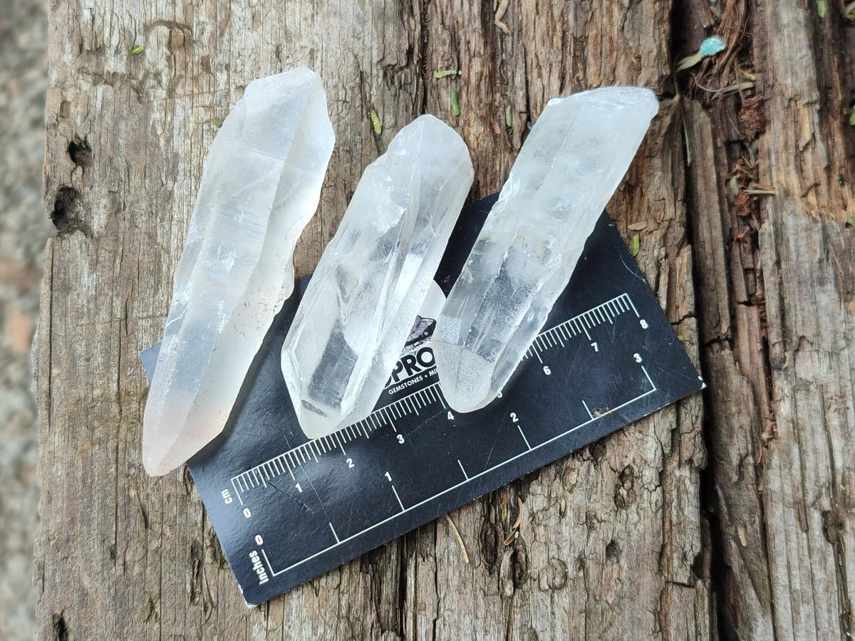 Natural Clear Quartz Crystals x 35 From Madagascar - Toprock Gemstones and Minerals 