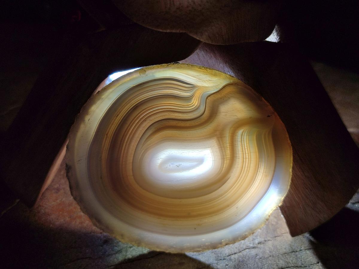 Polished Banded Agate Slices x 12 From Madagascar - Toprock Gemstones and Minerals 