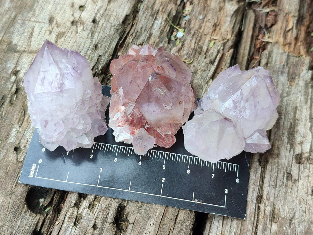 Natural Sunburst Amethyst Spirit Quartz Crystals x 35 From South Africa - Toprock Gemstones and Minerals 