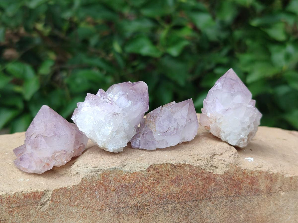 Natural Sunburst Amethyst Spirit Quartz Crystals x 35 From South Africa - Toprock Gemstones and Minerals 