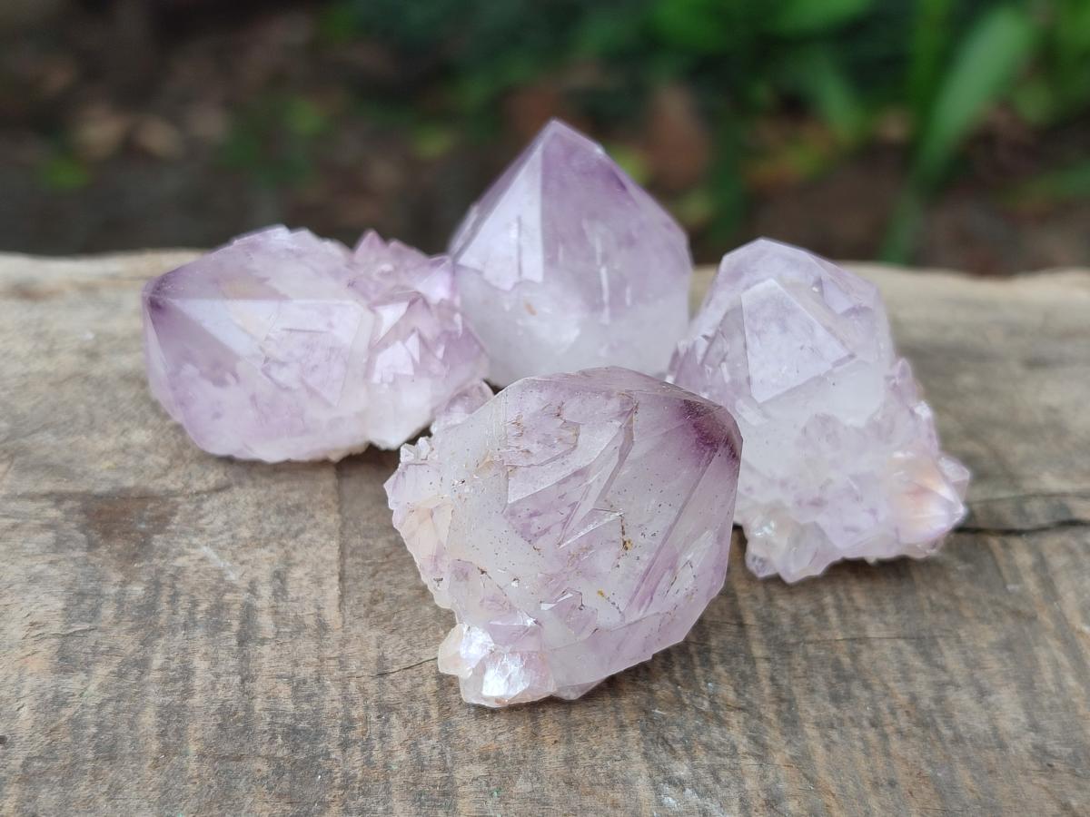 Natural Sunburst Amethyst Spirit Quartz Crystals x 35 From South Africa - Toprock Gemstones and Minerals 