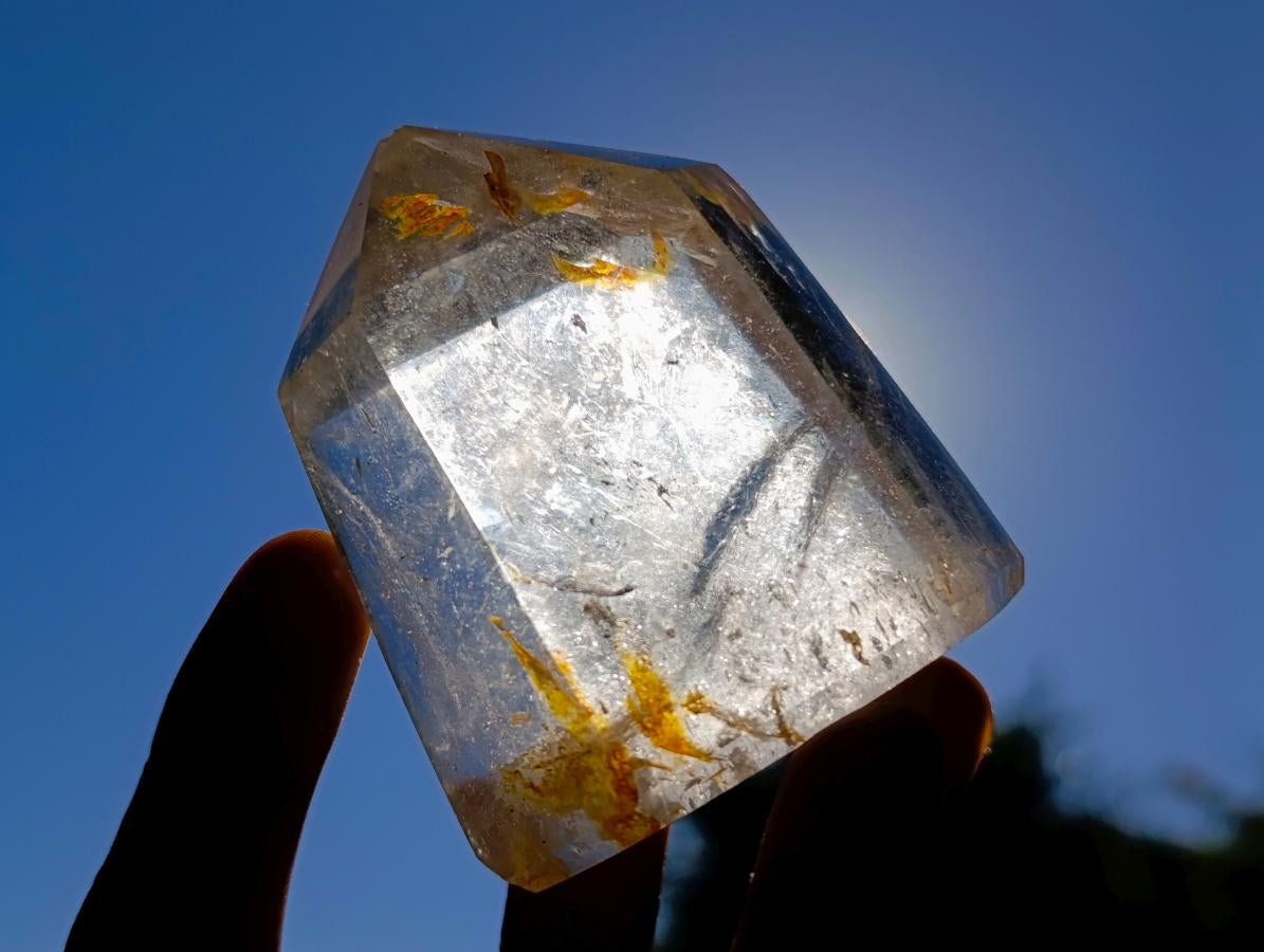 Polished Clear Quartz Crystals x 6 From Madagascar - Toprock Gemstones and Minerals 