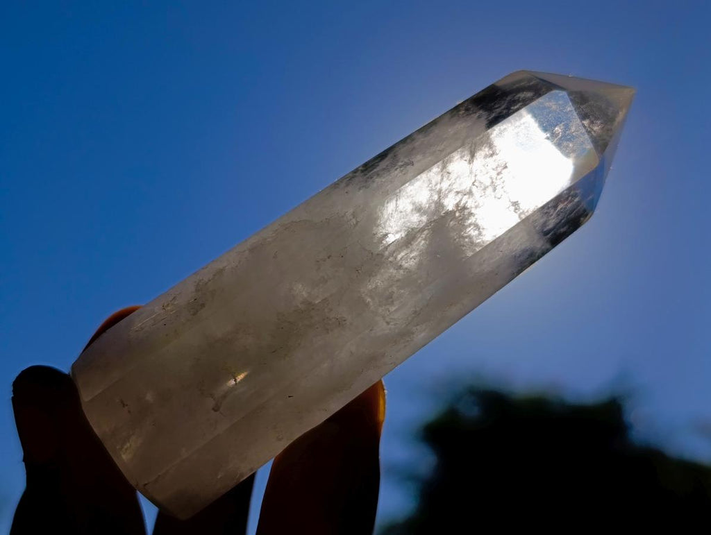 Polished Clear Quartz Crystals x 6 From Madagascar - Toprock Gemstones and Minerals 