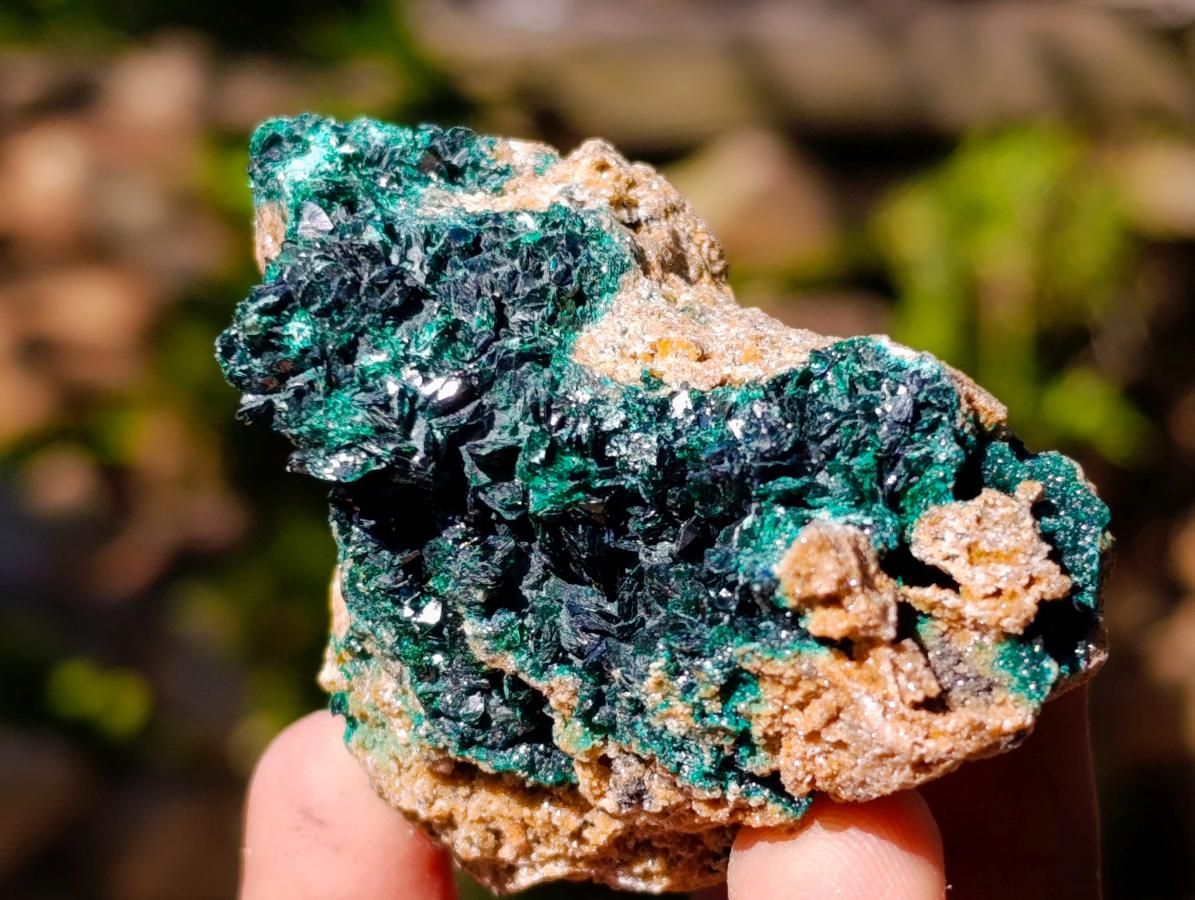 Natural Crystalline Malachite Specimens x 6 From Tenke Fungurume, Congo - Toprock Gemstones and Minerals 