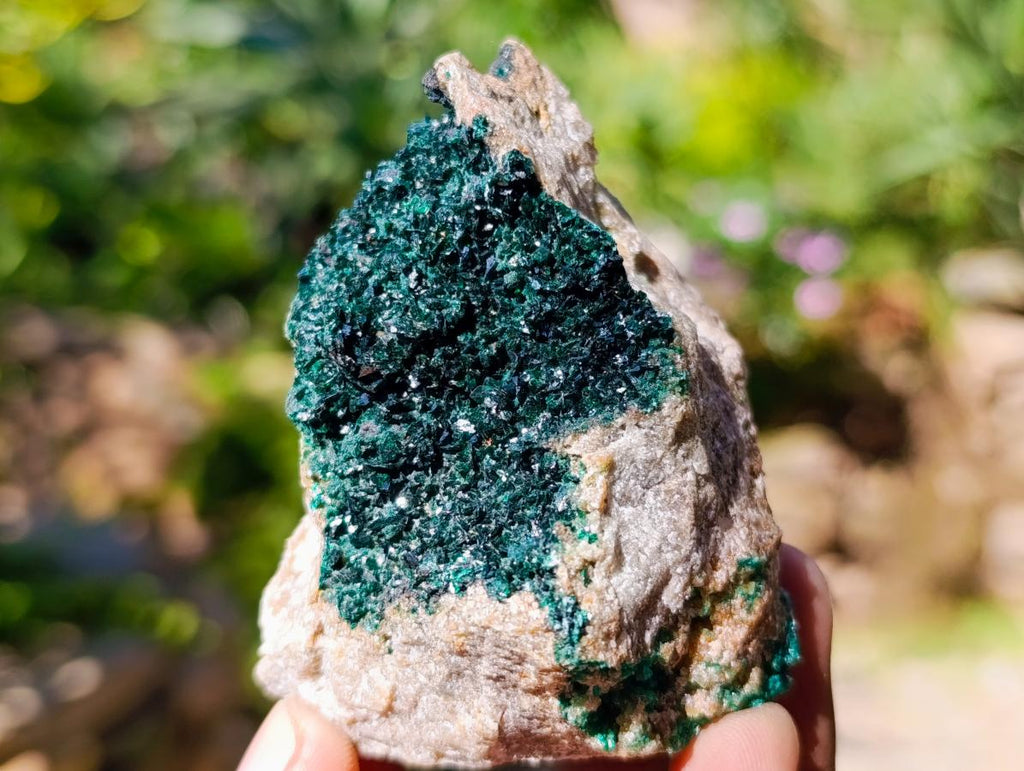 Natural Crystalline Malachite Specimens x 6 From Tenke Fungurume, Congo - Toprock Gemstones and Minerals 