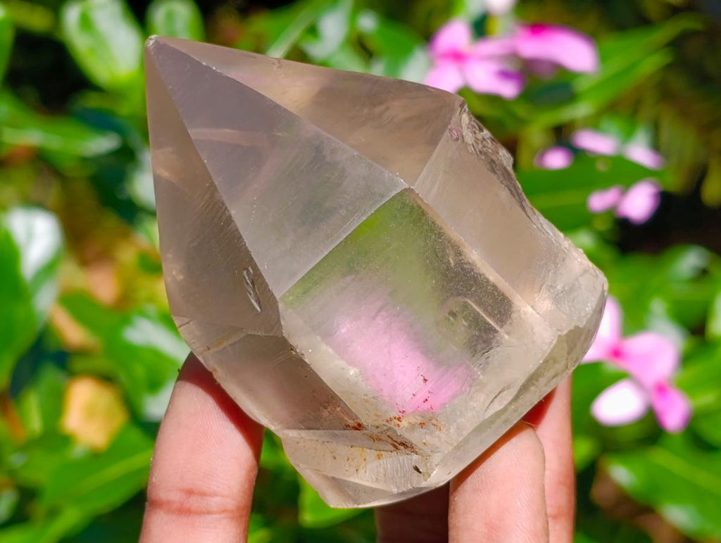 Semi-Polished Smokey Quartz Crystals x 12 From Zimbabwe - Toprock Gemstones and Minerals 