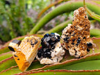 Natural Schorl Black Tourmaline with Feldspar Specimens x 35 From Erongo, Namibia - Toprock Gemstones and Minerals 