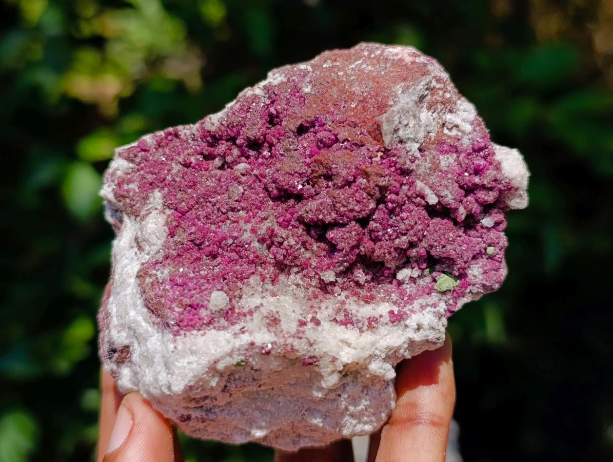 Natural Salrose Cobaltoan Dolomite Specimens with Silky Malachite Crystals x 6 From Kakanda, Congo - Toprock Gemstones and Minerals 