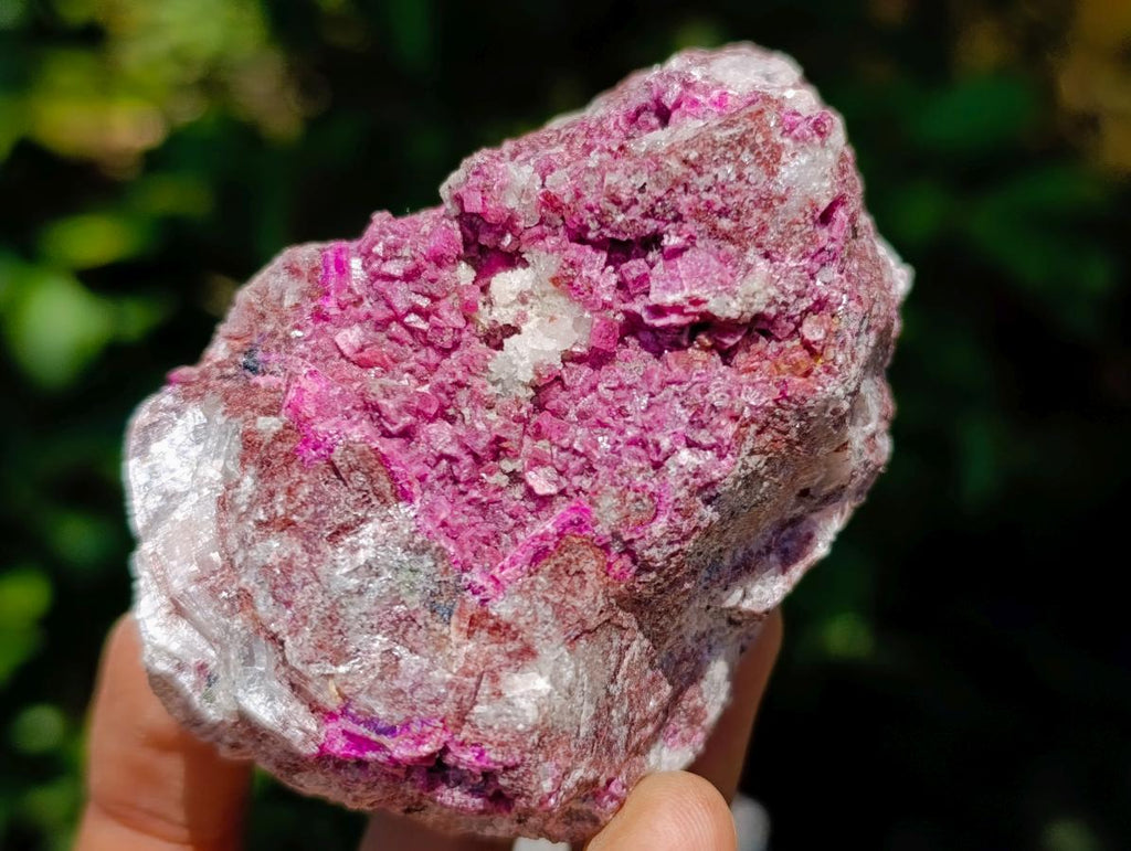 Natural Salrose Cobaltoan Dolomite Specimens with Silky Malachite Crystals x 6 From Kakanda, Congo - Toprock Gemstones and Minerals 