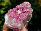 Natural Salrose Cobaltoan Dolomite Specimens with Silky Malachite Crystals x 6 From Kakanda, Congo - Toprock Gemstones and Minerals 