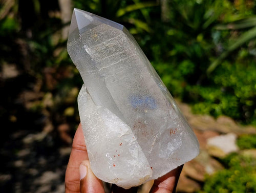 Polished Smokey Quartz Crystals with Etched Sides x 4 From Angola - Toprock Gemstones and Minerals 