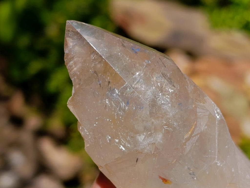 Polished Smokey Quartz Crystals with Etched Sides x 4 From Angola - Toprock Gemstones and Minerals 
